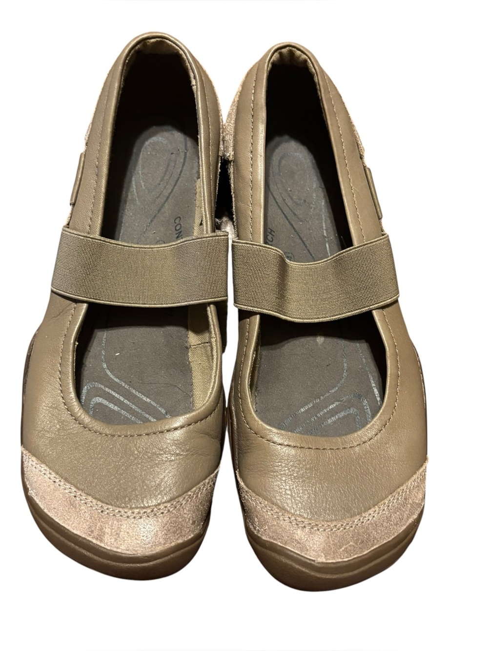 Keen Rivington Women's Mary Jane Leather Flats in Brindle Tan - Picture 1 of 8